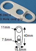 5.3HCG 3 Hole Cord Grip - PACK 10